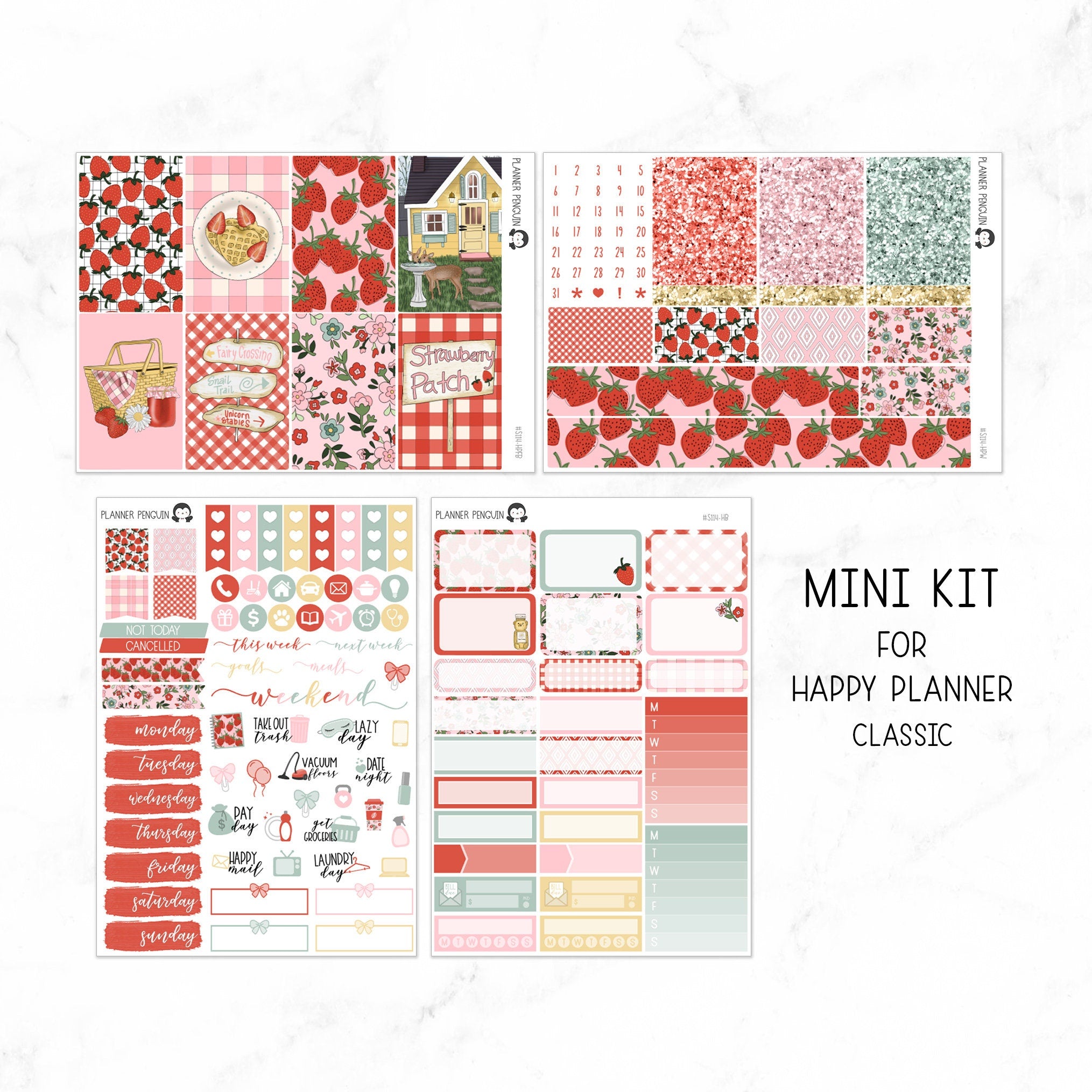 Strawberry Patch Full Weekly Kit