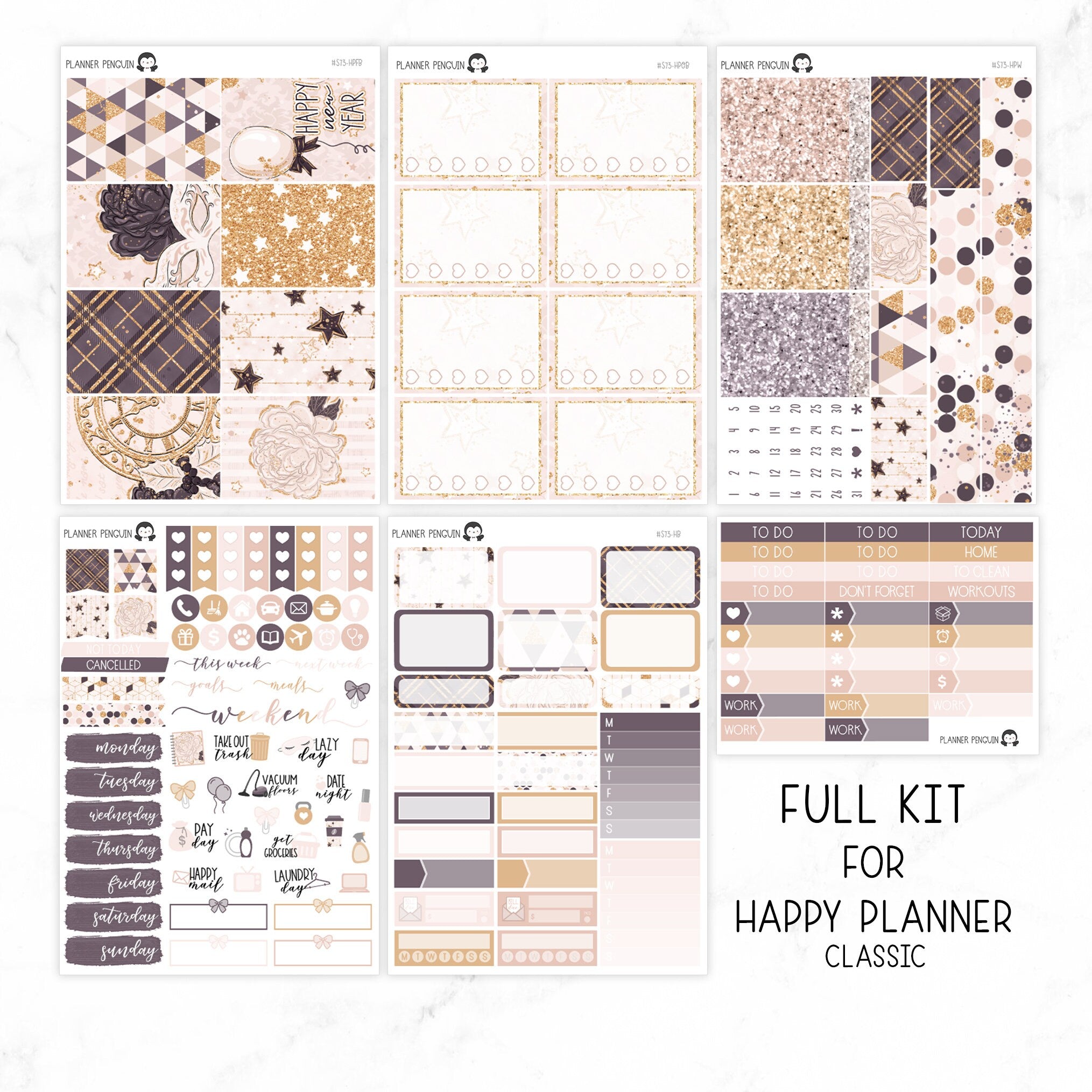 Midnight Kisses New Year Full Weekly Kit