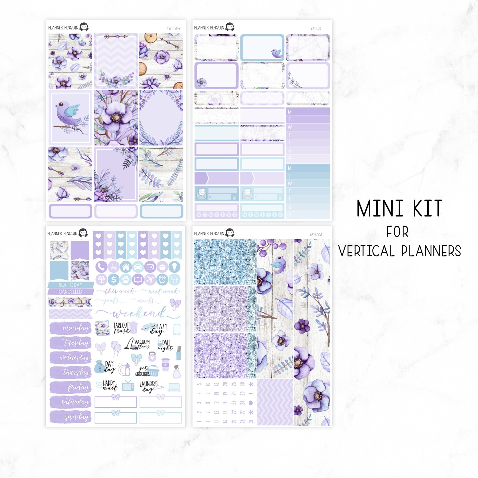 Frosty Floral Weekly Kit