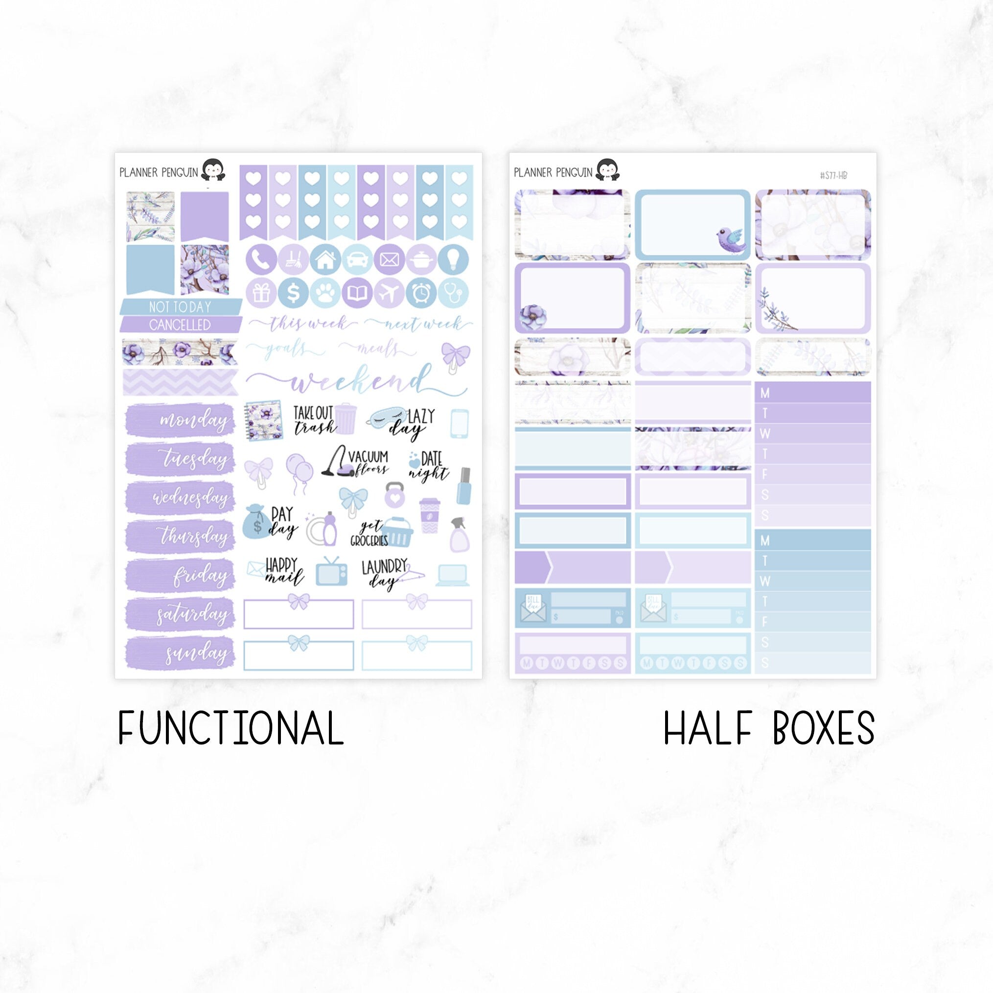 Frosty Floral Weekly Kit