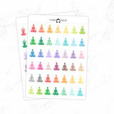 Yoga Meditation - Icon Planner Stickers