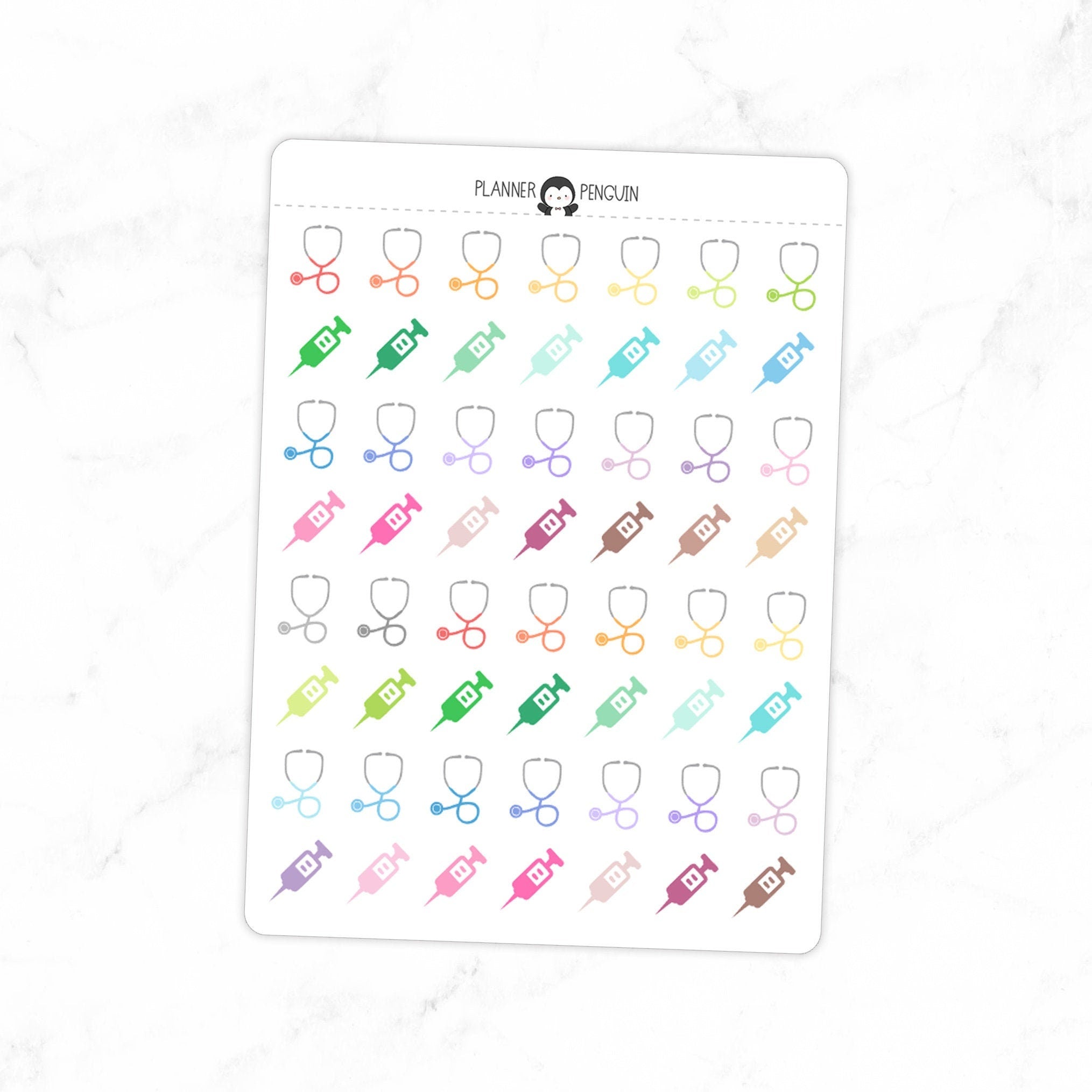 Doctor Nurse Hospital - Icon Planner Stickers