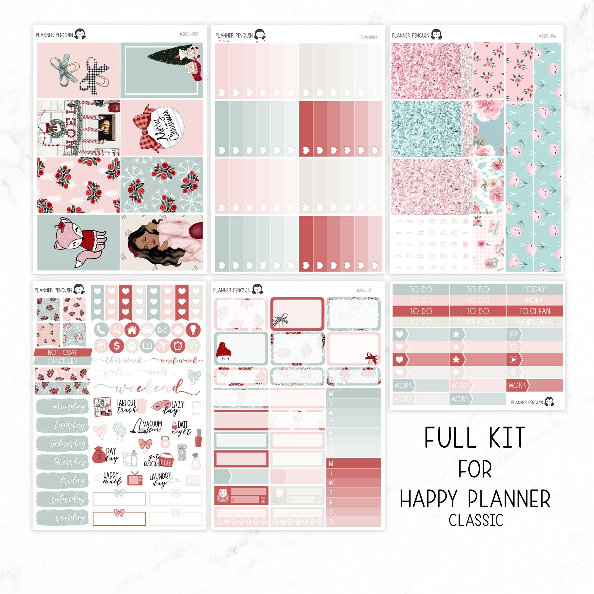 Noel Christmas Weekly Kit