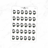 Chef Cooking Penguin Planner Stickers