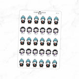Winter Penguin Planner Stickers