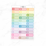 Work Box Label Planner Stickers