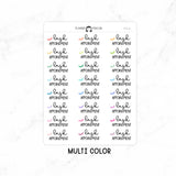 Lash Appointment - Icon Script Stickers