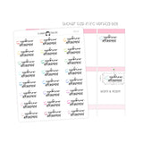EyeBrow Appointment - Icon Script Stickers