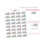 Vet Appointment - Icon Script Stickers