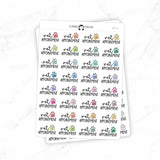 Vet Appointment - Icon Script Stickers