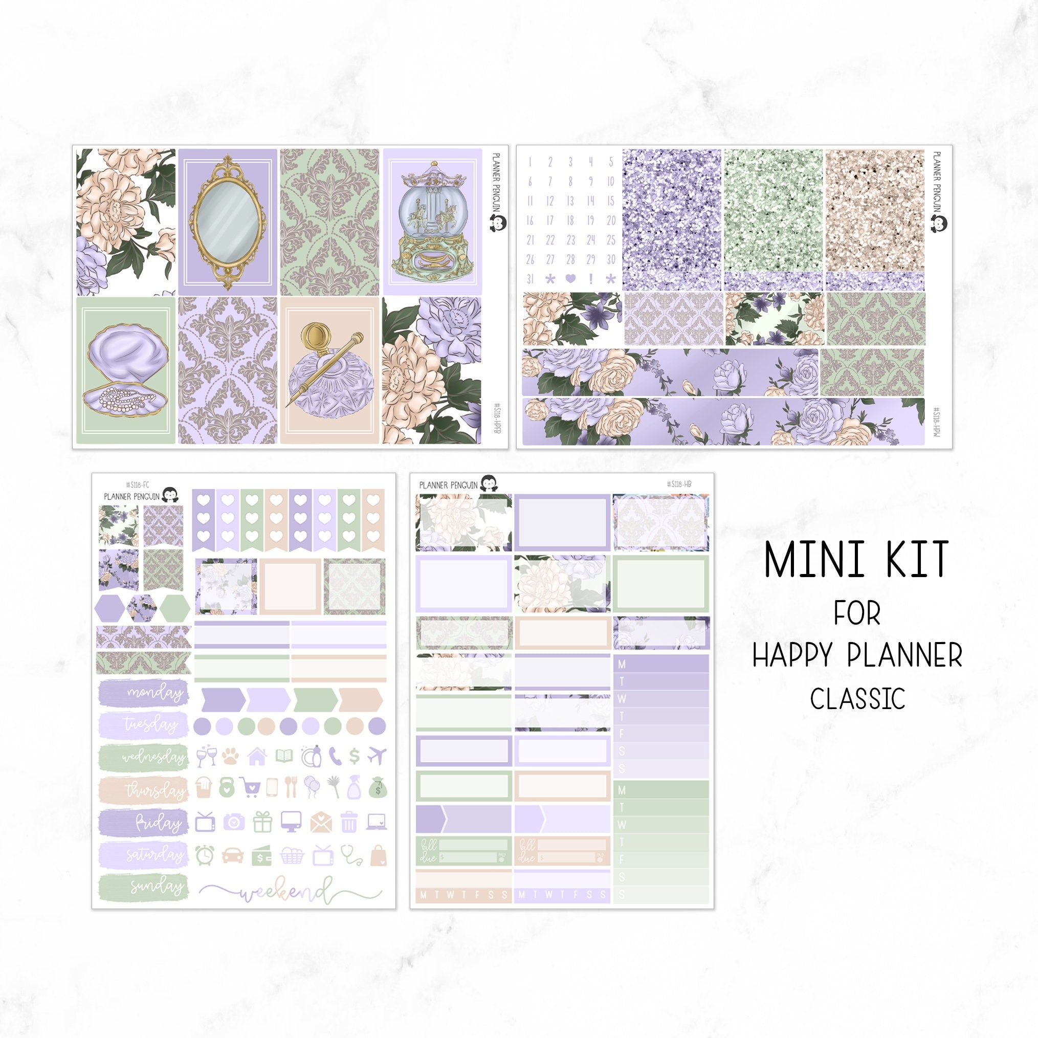 Vintage Charm Full Weekly Kit