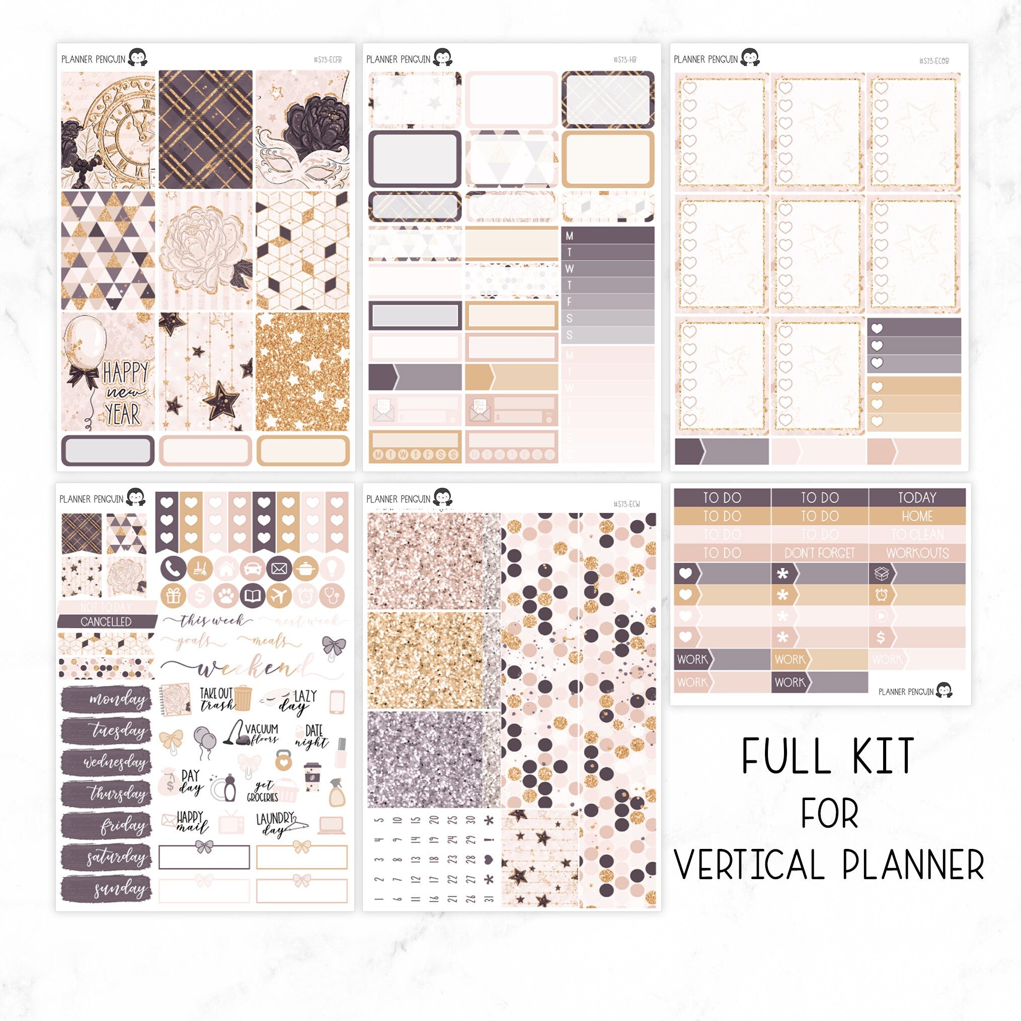 Midnight Kisses New Year Full Weekly Kit