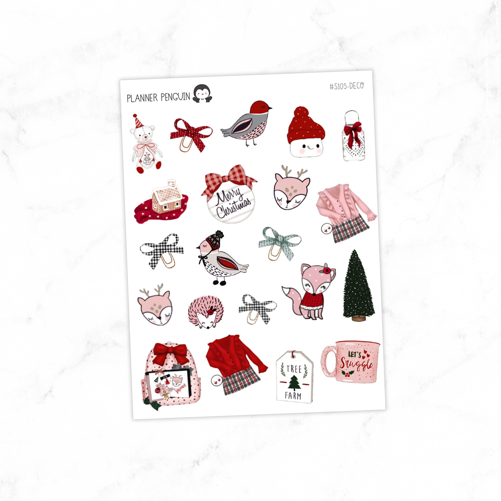 Noel Christmas Deco Stickers