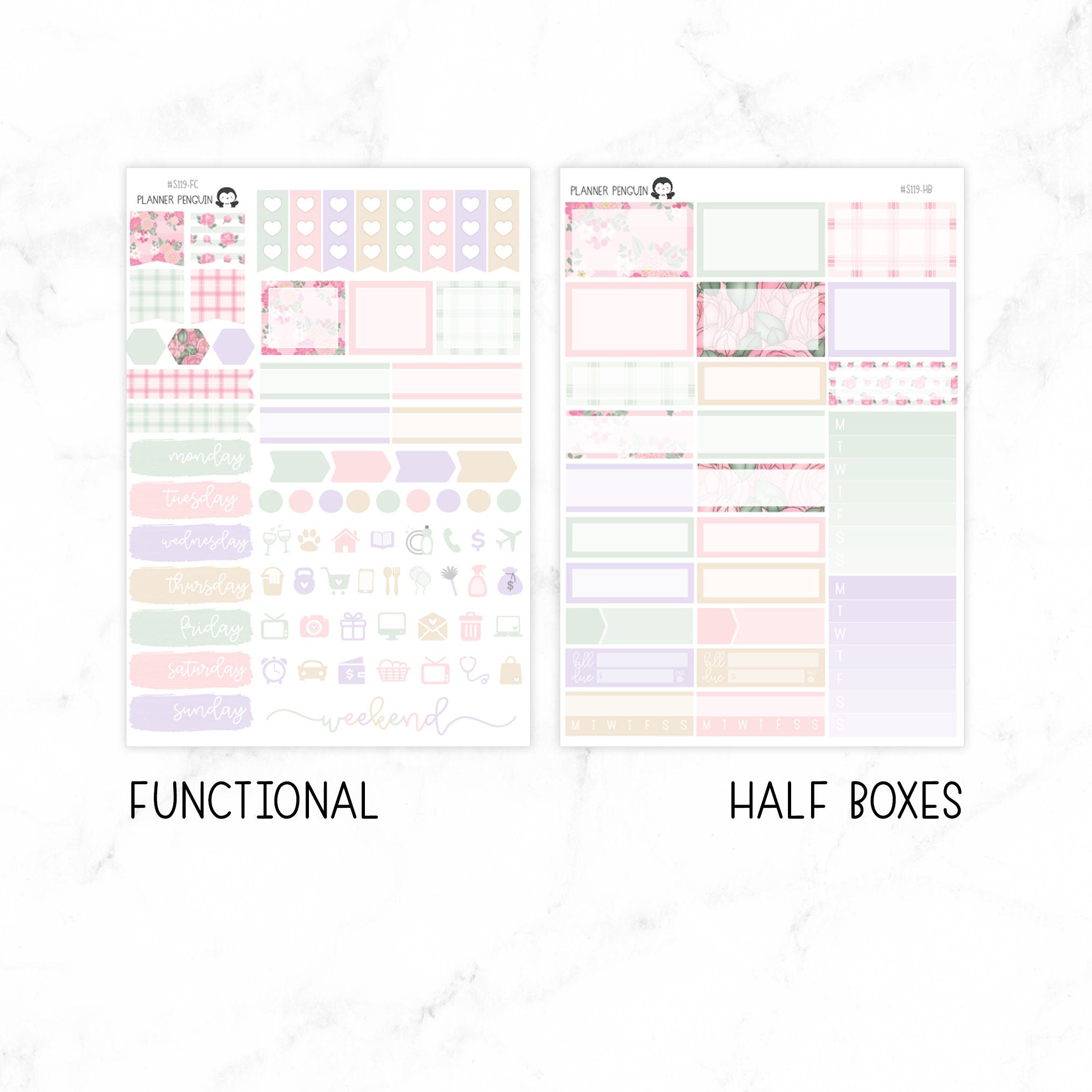 Tea Room Pastel Full Weekly Kit