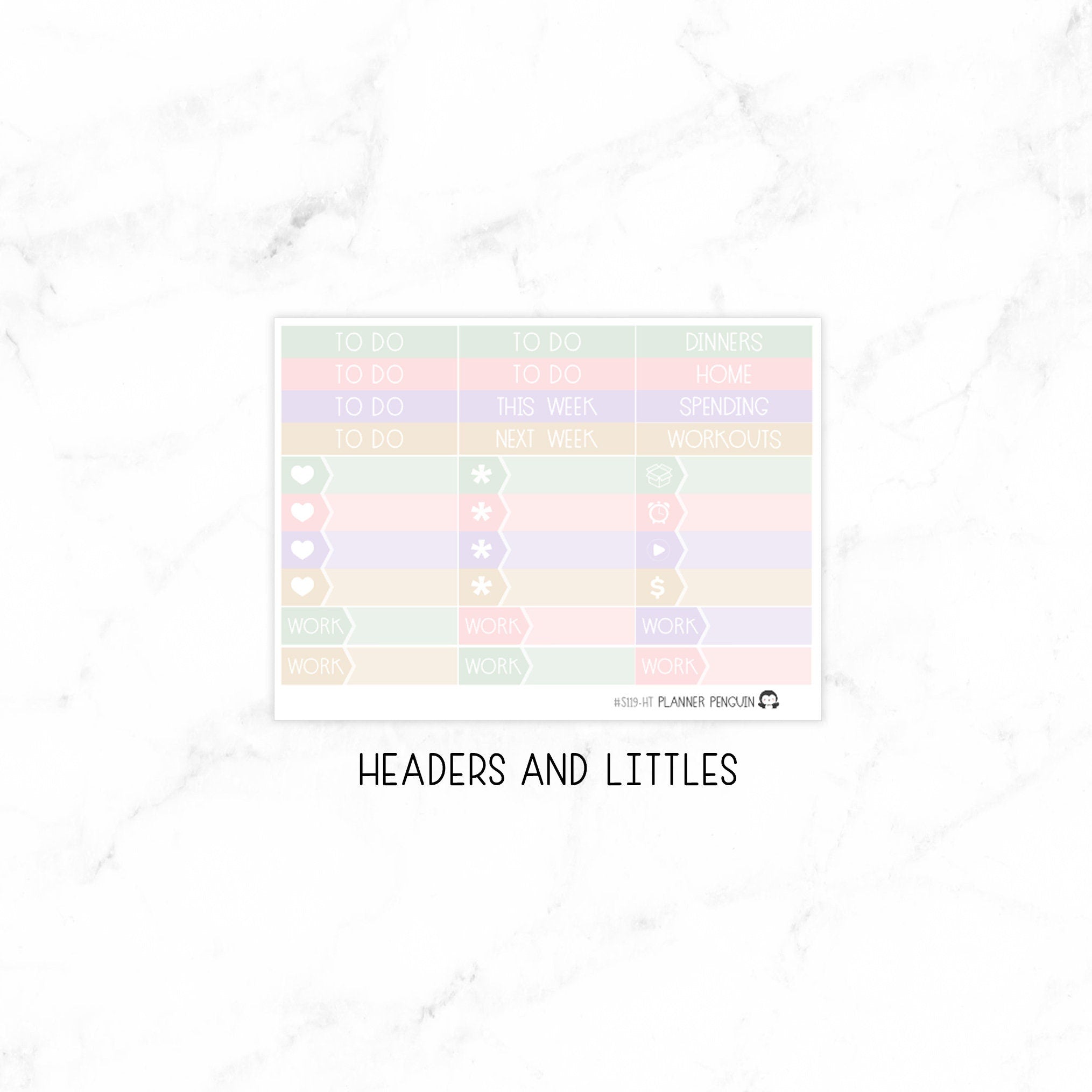 Tea Room Pastel Full Weekly Kit