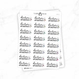 Doctor Appointment - Icon Script Stickers