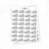 Cable Bill Due - Icon Script Stickers