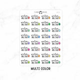 Water Bill Due - Icon Script Stickers