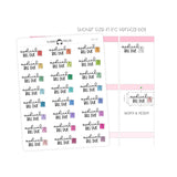 Medical Bill Due - Icon Script Stickers