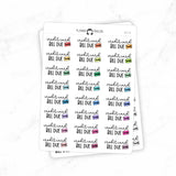 Credit Card Bill Due - Icon Script Stickers