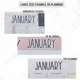 Monthly Script stickers MS-03
