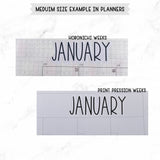 Monthly Script stickers MS-03