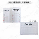 Monthly Script stickers MS-04