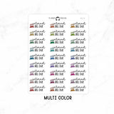 Internet Bill Due - Icon Script Stickers