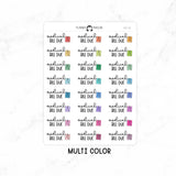 Medical Bill Due - Icon Script Stickers