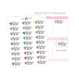 Electric Bill Due - Icon Script Stickers
