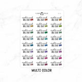 Credit Card Bill Due - Icon Script Stickers
