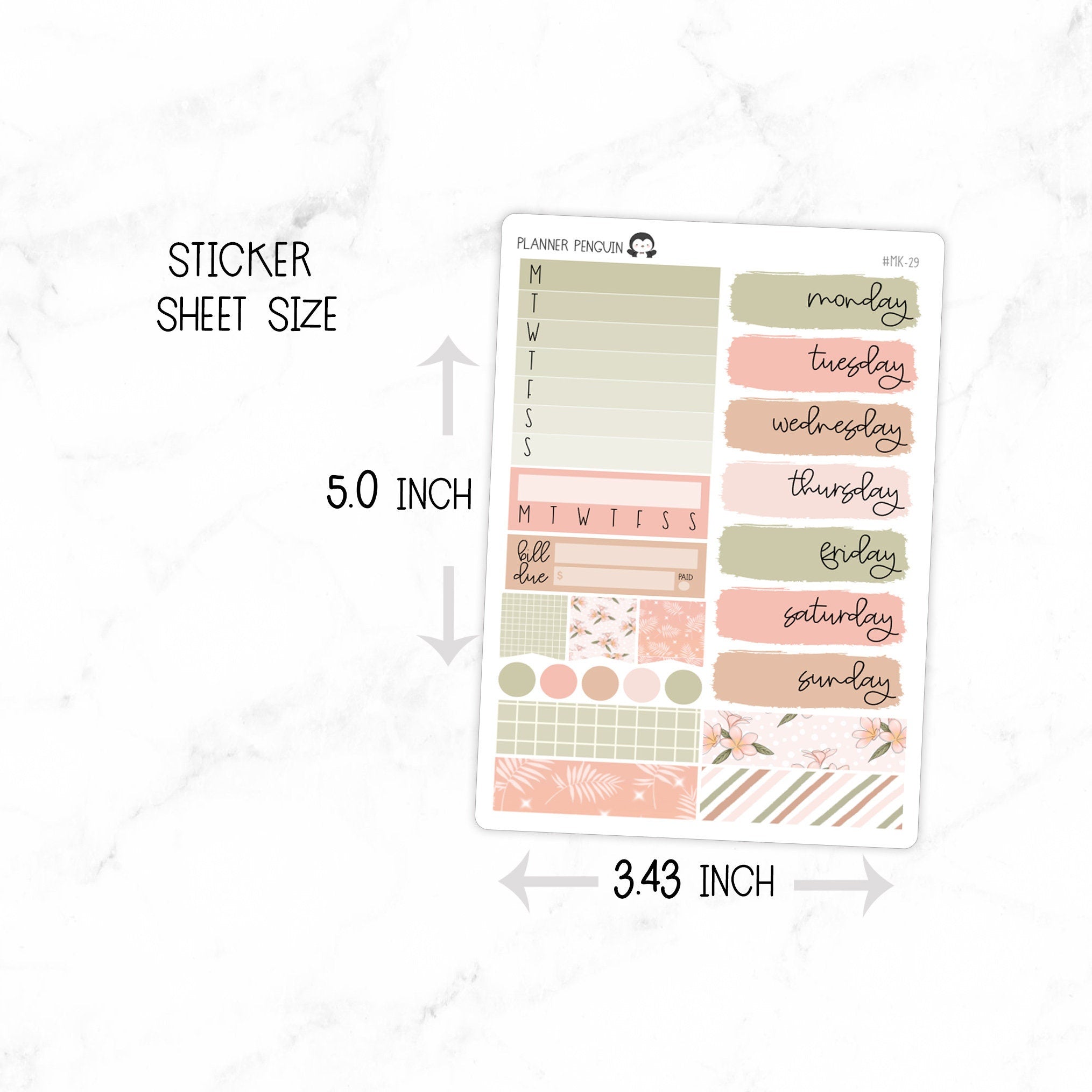 Summer Vibes Mini Weekly B6 Kit