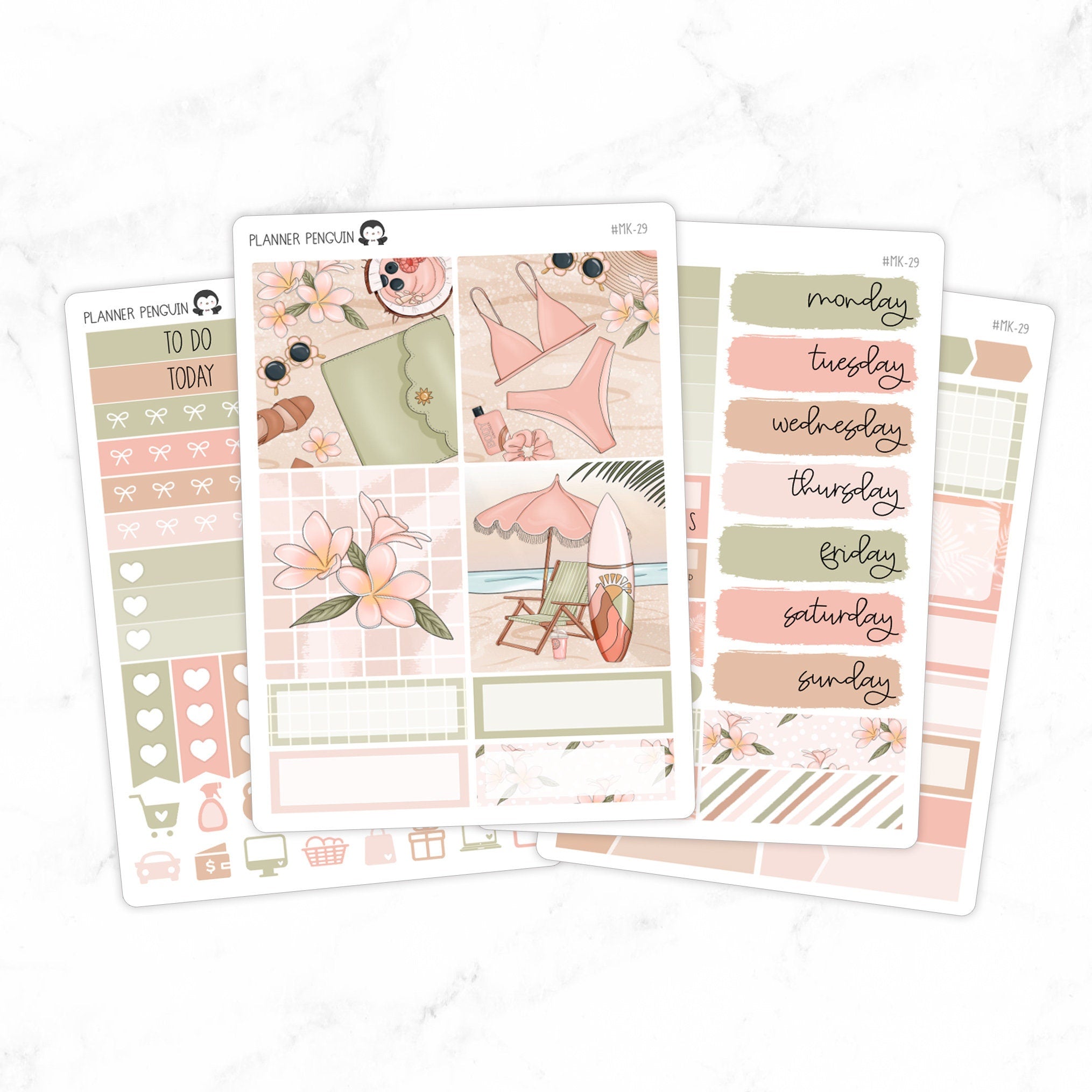 Summer Vibes Mini Weekly B6 Kit