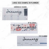 Monthly Script stickers MS-01