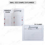 Monthly Script stickers MS-01