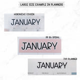 Monthly Script stickers MS-04