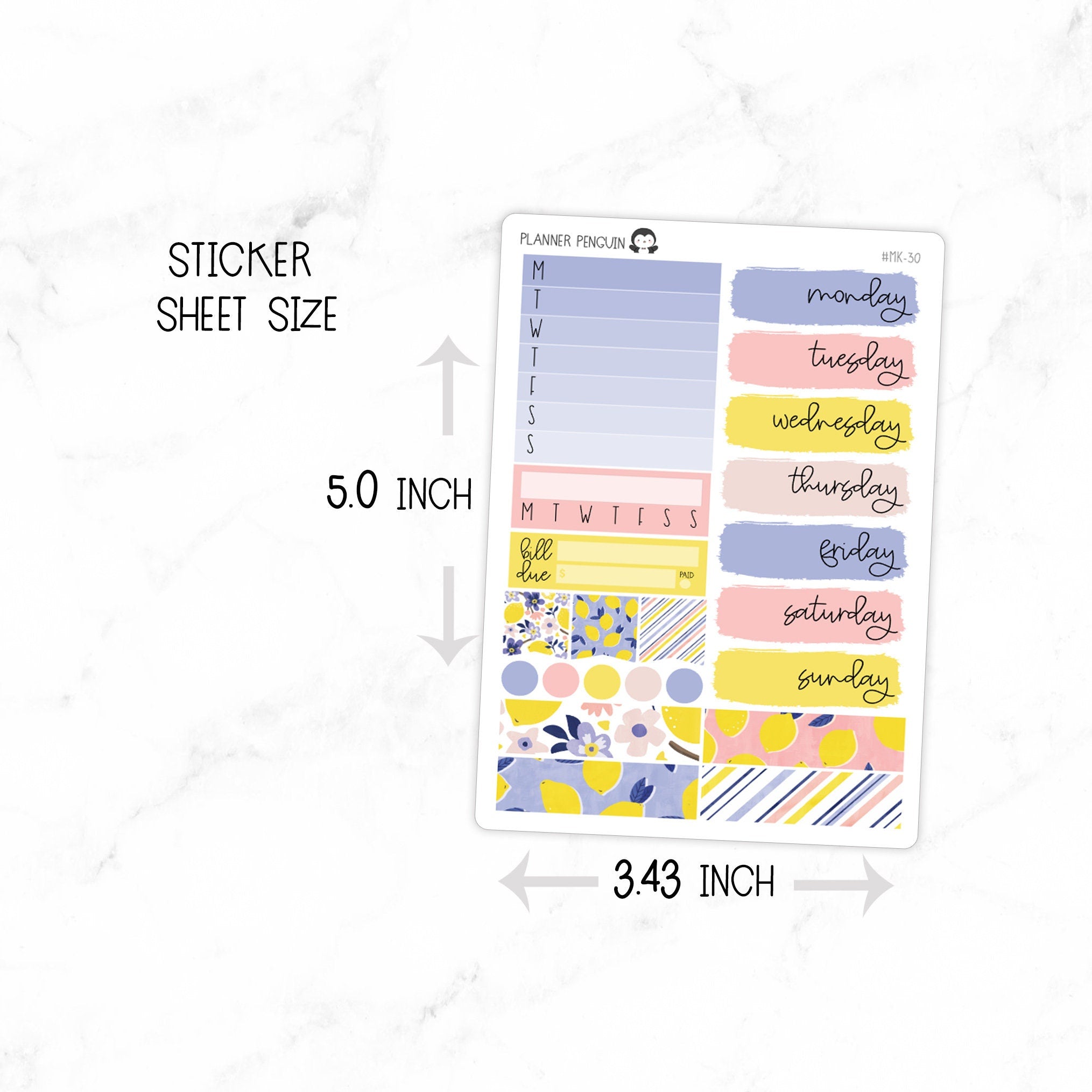 Lemon Twist Mini Weekly B6 Kit