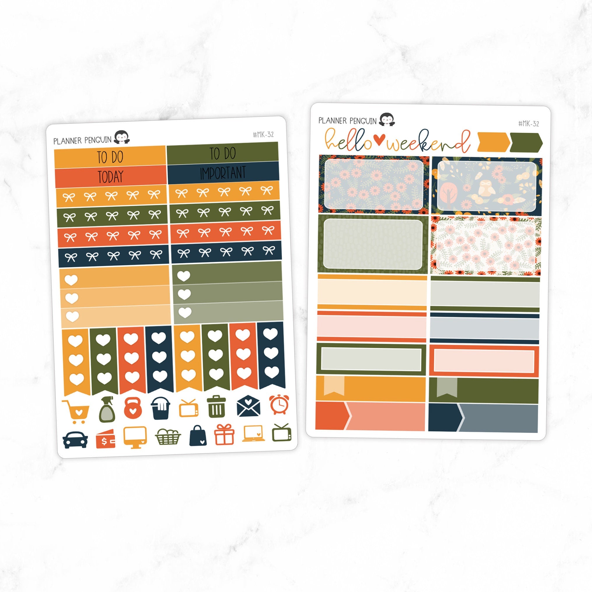 Foxy Fall Mini Weekly B6 Kit
