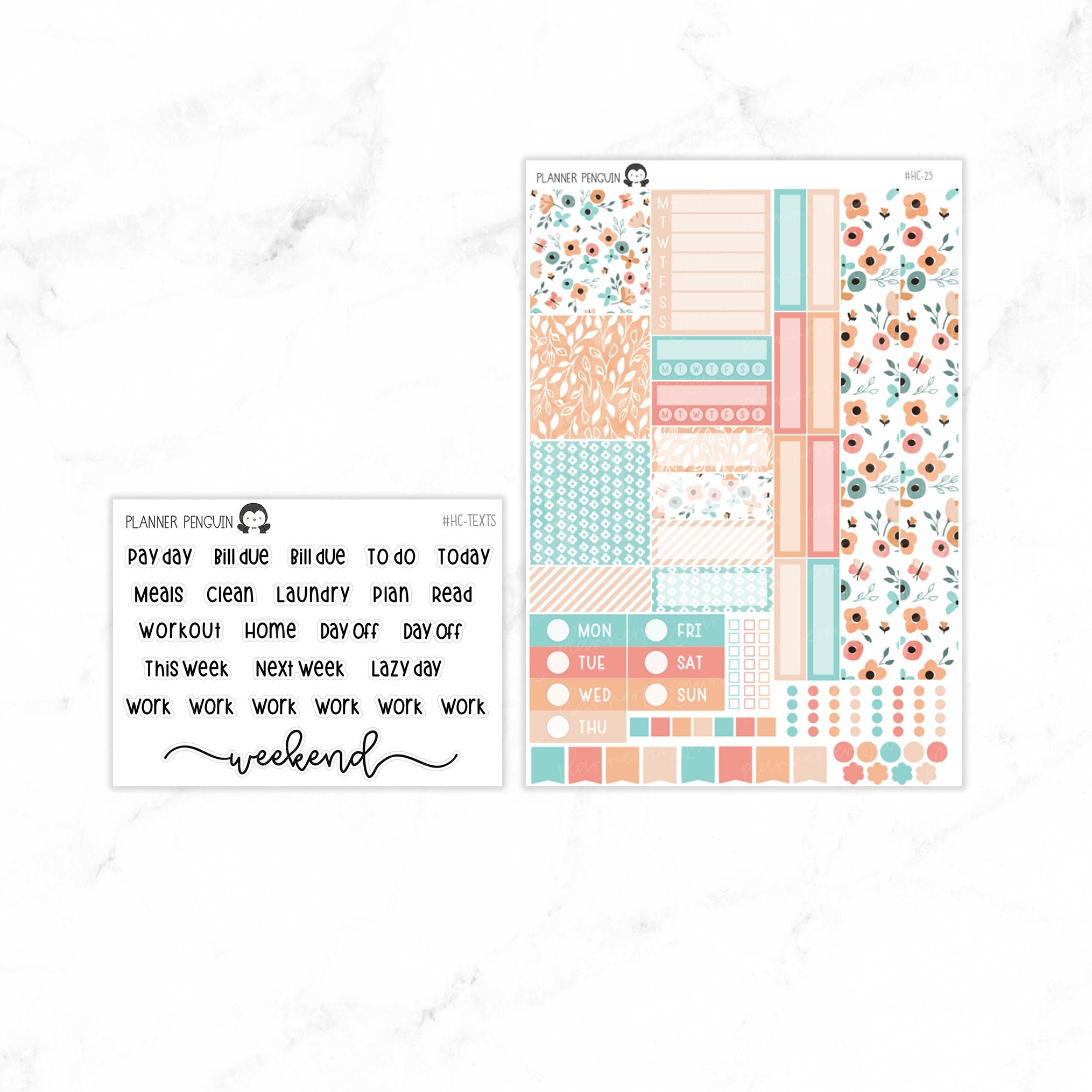 Joy Hobonichi Cousin A5 Weekly Sticker Kit// #HC-25
