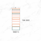 Peach Floral A5 Daily Duo Sticker Kit