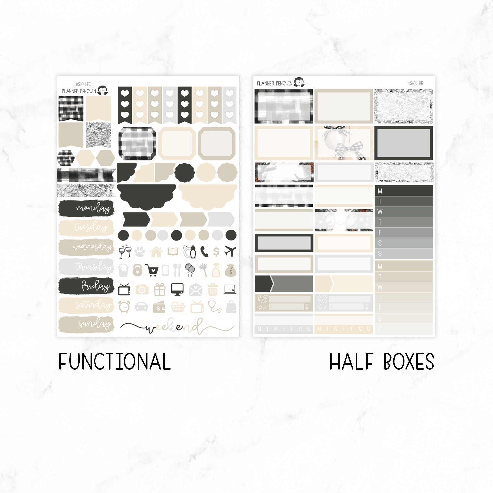 Plaid Christmas Weekly Kit