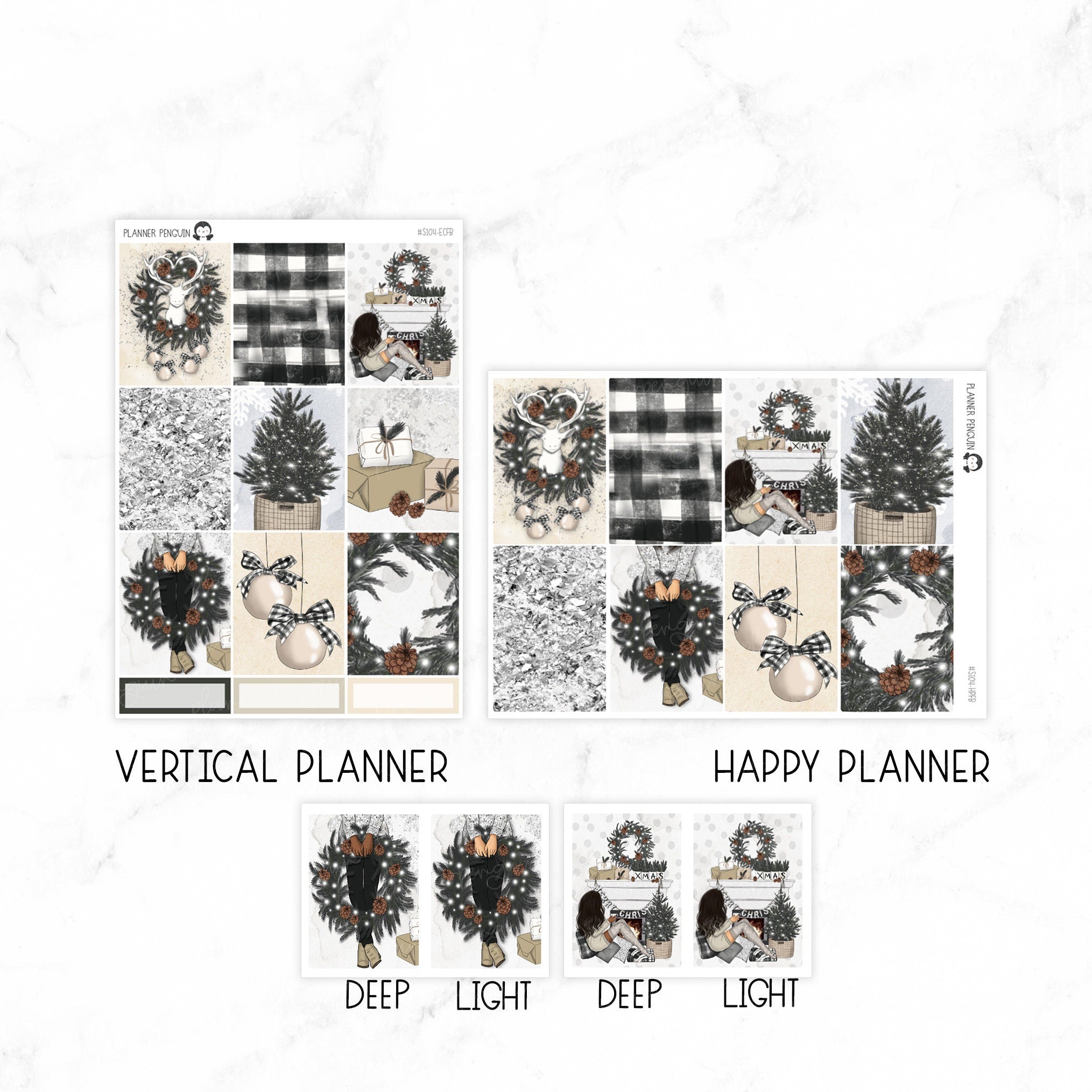 Plaid Christmas Weekly Kit
