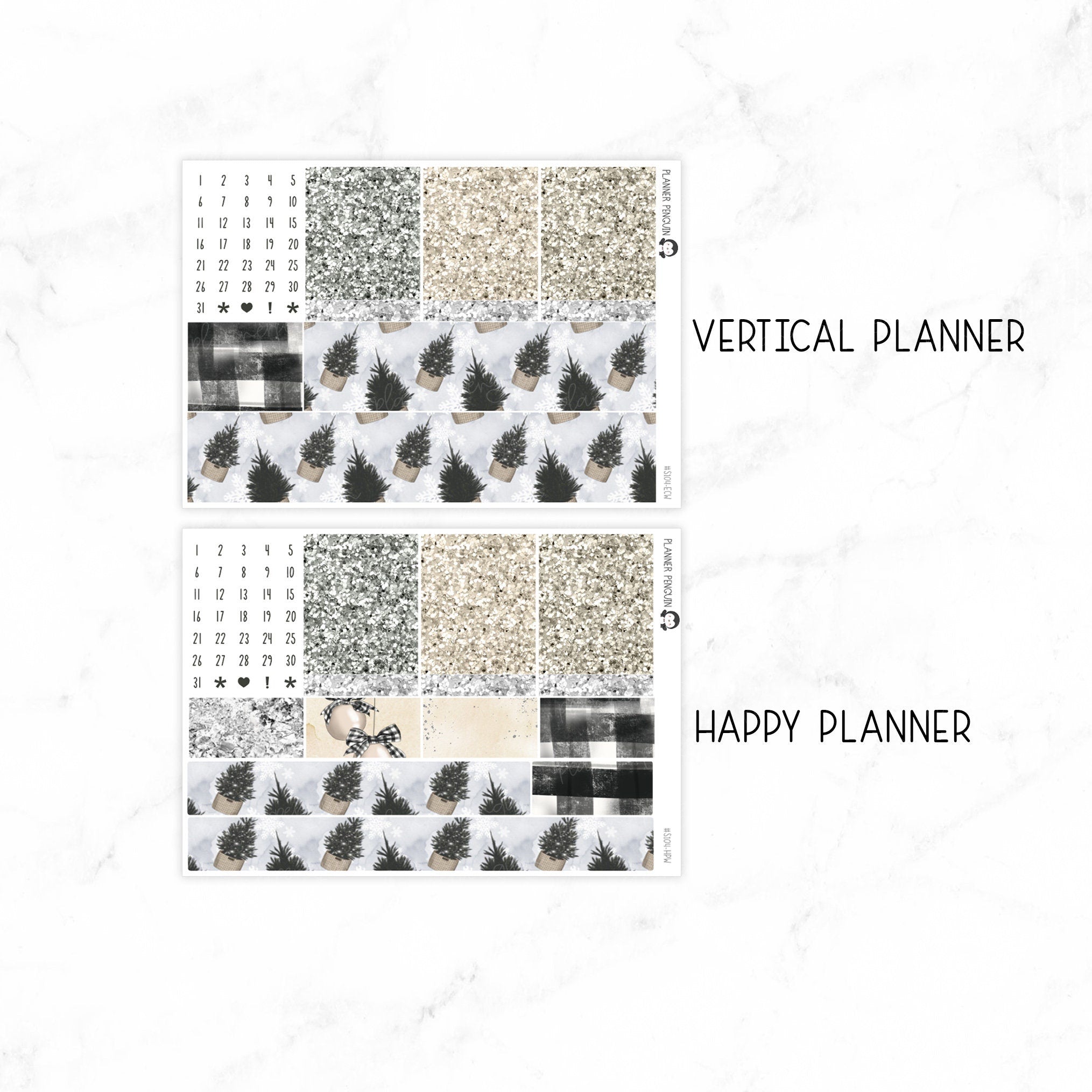 Plaid Christmas Weekly Kit