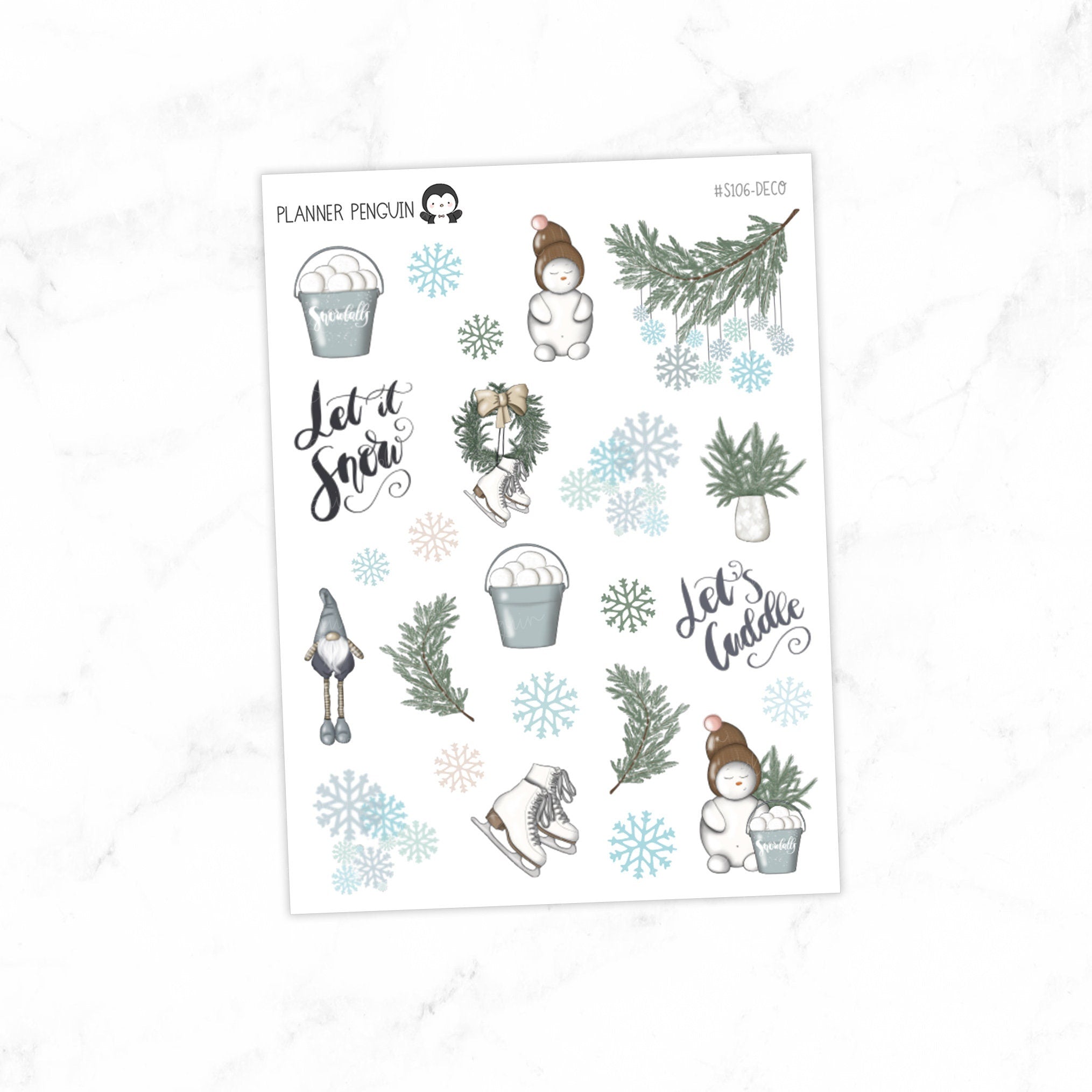 Cuddle Weather Deco Stickers
