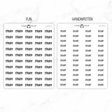 Study Script Stickers