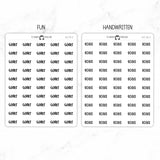Goals Script Stickers
