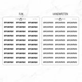 Appointment Script Stickers