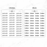 Gratitude Script Stickers