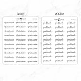 Gratitude Script Stickers