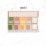 Autumn Floral Undated EC A5 Coil Monthly Kit